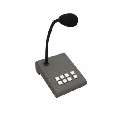 6 Zone Paging Microphone w/ Gooseneck